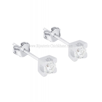 Boucles D'oreilles Diamants 65150