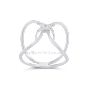 Bague femme en Or Blanc 18 Carats Ref 65133 | Chichkhane