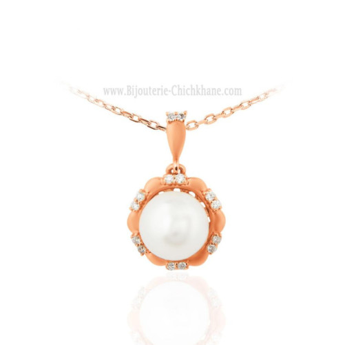 Pendentif femme en Or Rose 18 Carats Ref 65127 | Chichkhane