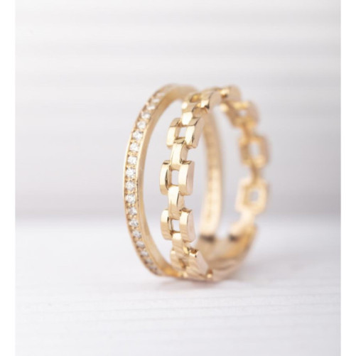 Bague femme en Or Rose 18 Carats Ref 65212 | Chichkhane