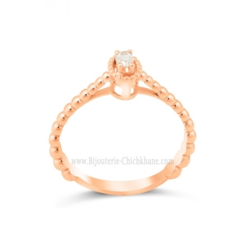 Bague femme en Or Rose 18 Carats Ref 65115 | Chichkhane