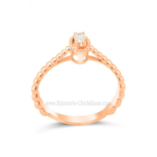 Bague femme en Or Rose 18 Carats Ref 65115 | Chichkhane