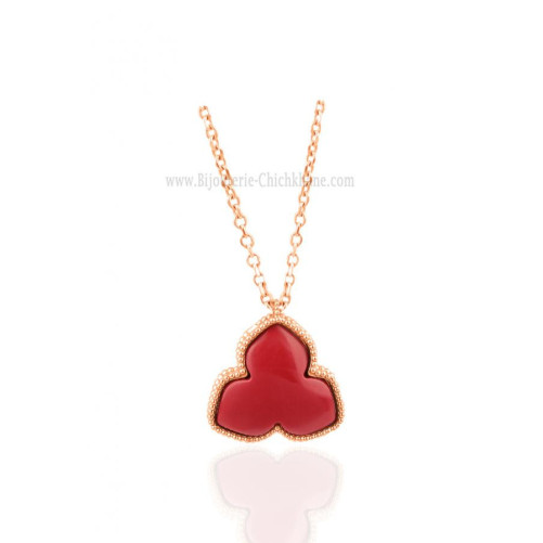 Collier femme en Or Rose 18 Carats Ref 65583 | Chichkhane