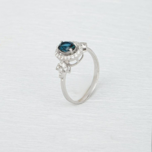 Bague femme en Or Blanc 18 Carats Ref 68915 | Chichkhane