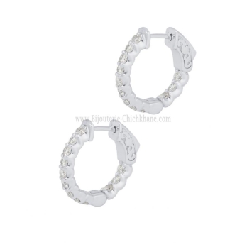 Boucles D'oreilles Diamants 64996