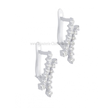 Boucles D'oreilles Diamants 64994