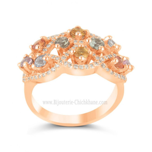 Bague femme en Or Rose 18 Carats Ref 64964 | Chichkhane