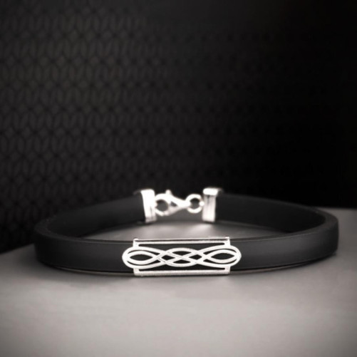 Bracelet homme en Or Blanc 18 Carats Ref 65992 | Chichkhane