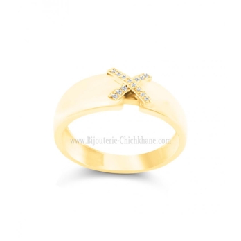 Bague femme en Or Jaune 18 Carats Ref 64496 | Chichkhane