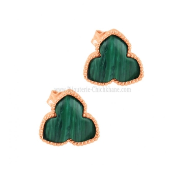 Boucles d'oreilles femme en Or Rose 18 Carats Ref 64951 | Chichkhane