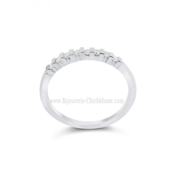 Alliance femme en Or Blanc 18 Carats Ref 64419 | Chichkhane