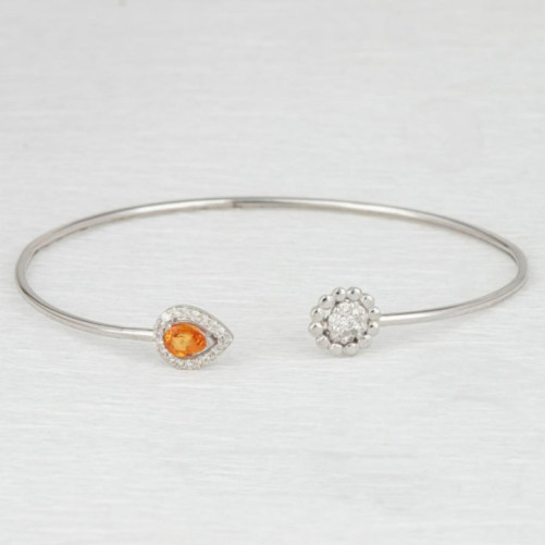 Bracelet femme en Or Blanc 18 Carats Ref 68938 | Chichkhane