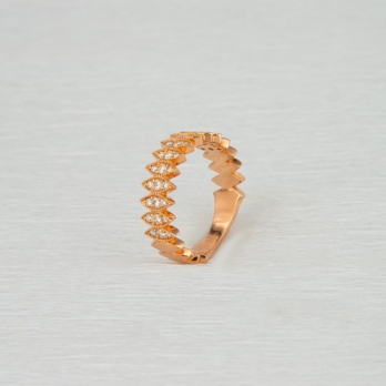 Alliance femme en Or Rose 18 Carats Ref 59539 | Chichkhane