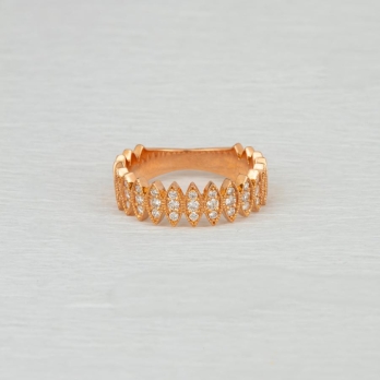 Alliance femme en Or Rose 18 Carats Ref 59539 | Chichkhane