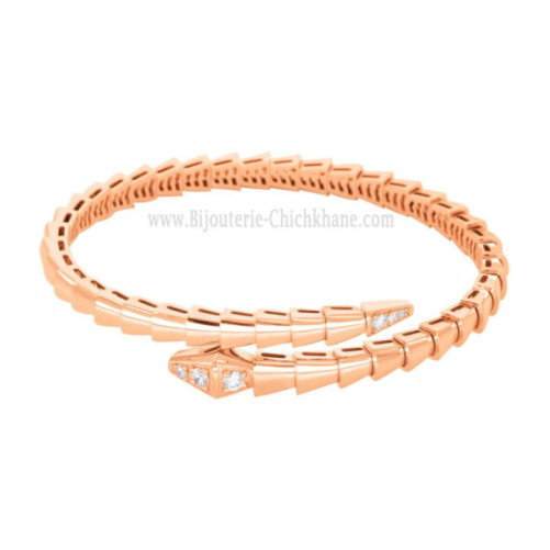 Bracelet femme en Or Rose 18 Carats Ref 64268 | Chichkhane