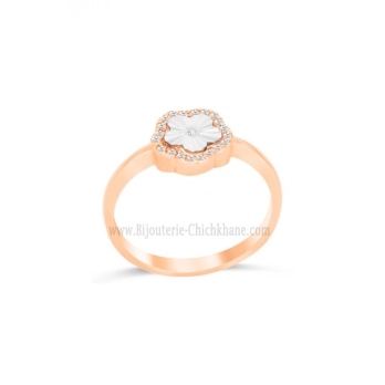 Bague femme en Or Bicolore  18 Carats Ref 64350 | Chichkhane