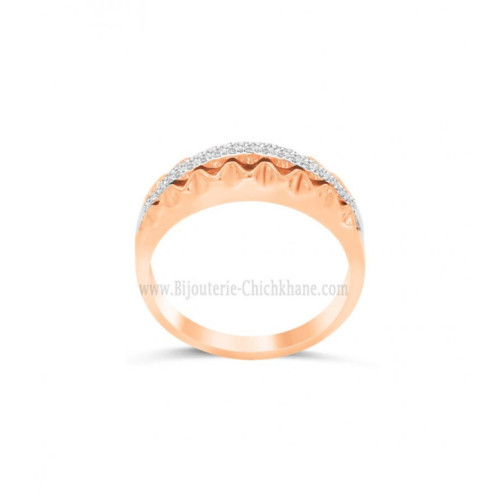 Bague femme en Or Bicolore  18 Carats Ref 64349 | Chichkhane