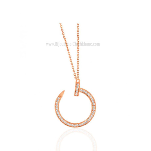 Collier femme en Or Rose 18 Carats Ref 64324 | Chichkhane