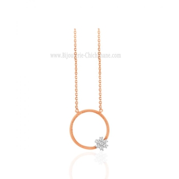 Collier femme en Or Bicolore  18 Carats Ref 64320 | Chichkhane