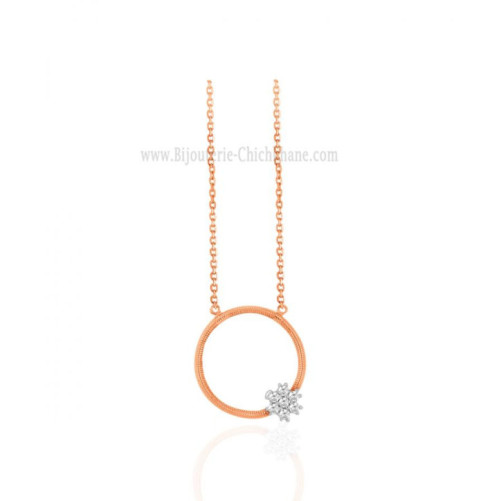 Collier femme en Or Bicolore  18 Carats Ref 64320 | Chichkhane