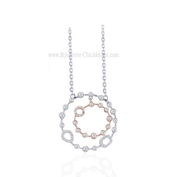 Collier femme en Or Bicolore  18 Carats Ref 64312 | Chichkhane
