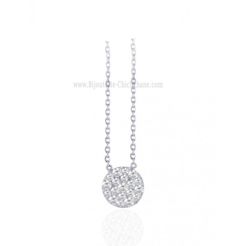 Collier femme en Or Blanc 18 Carats Ref 64309 | Chichkhane