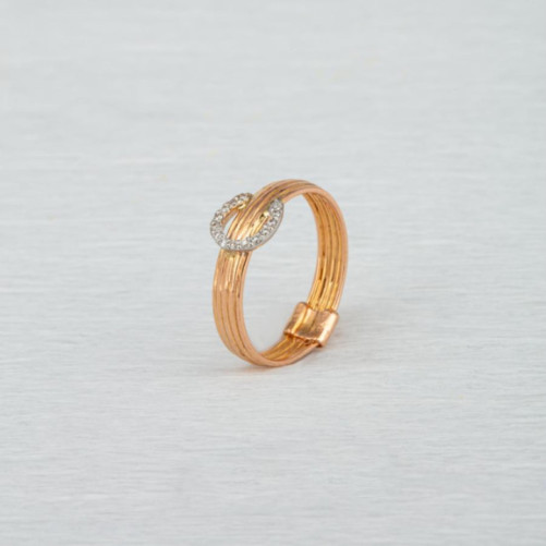 Bague femme en Or Bicolore  18 Carats Ref 44075 | Chichkhane
