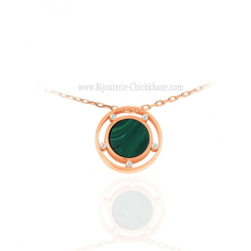 Collier femme en Or Rose 18 Carats Ref 64271 | Chichkhane