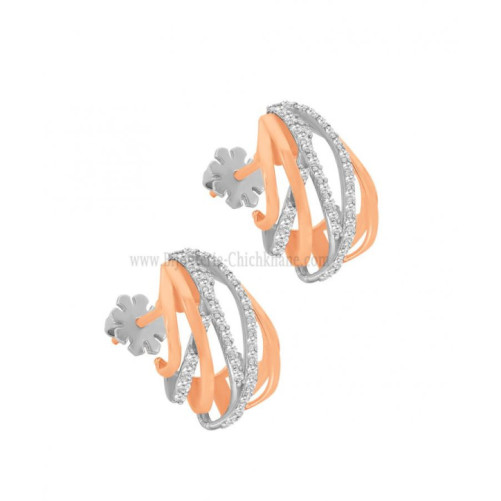 Boucles D'oreilles Diamants 64035