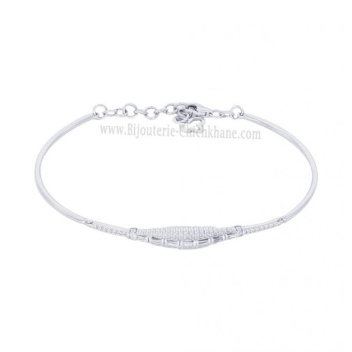Bracelet femme en Or Blanc 18 Carats Ref 64031 | Chichkhane