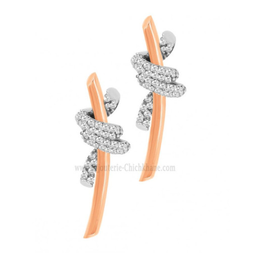 Boucles D'oreilles Diamants 63982