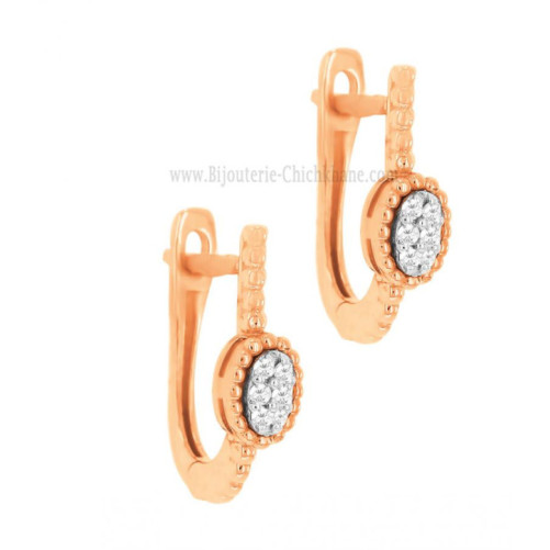 Boucles D'oreilles Diamants 63912