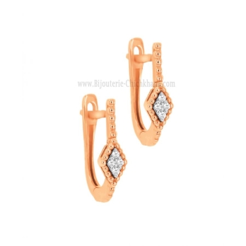Boucles D'oreilles Diamants 63911
