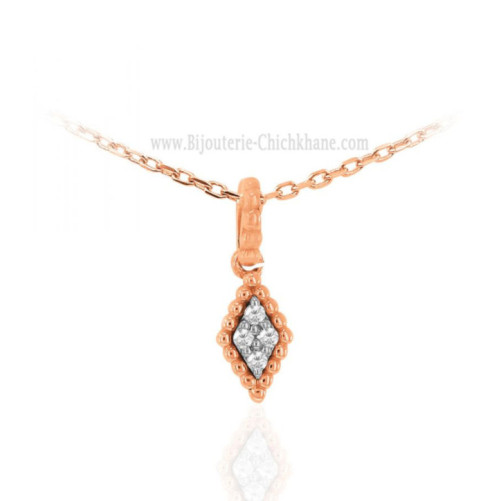Pendentif femme en Or Bicolore  18 Carats Ref 63905 | Chichkhane