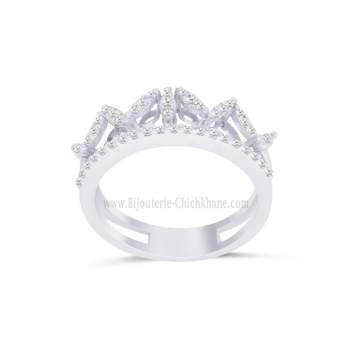 Alliance femme en Or Blanc 18 Carats Ref 63915 | Chichkhane