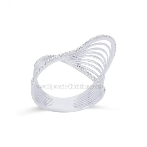 Bague femme en Or Blanc 18 Carats Ref 63799 | Chichkhane