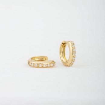 Boucles d'oreilles femme en Or Jaune 18 Carats Ref 68807 | Chichkhane
