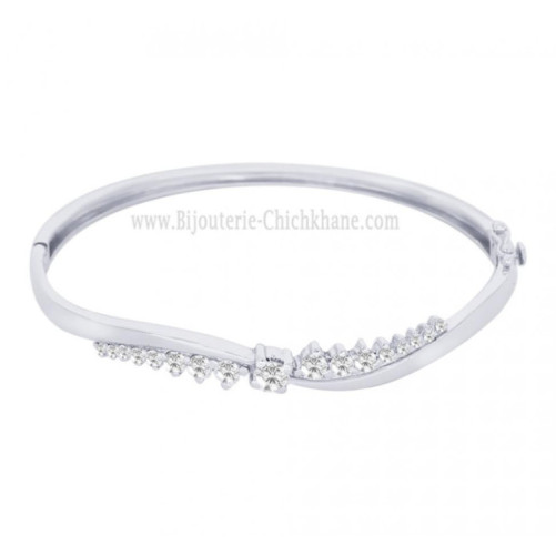 Bracelet femme en Or Blanc 18 Carats Ref 63775 | Chichkhane