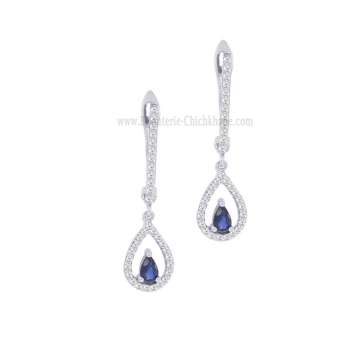 Boucles D'oreilles Diamants 63771