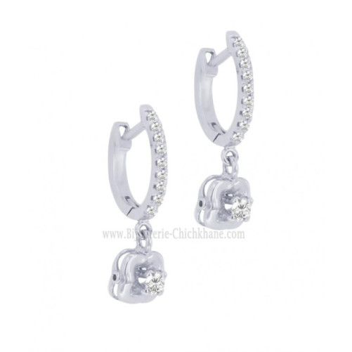 Boucles D'oreilles Diamants 63770