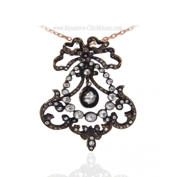 Pendentif Diamants Blanc ''Chichkhane'' 63617