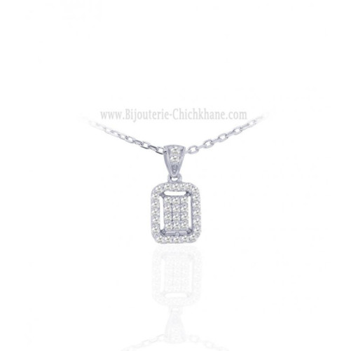 Pendentif femme en Or Blanc 18 Carats Ref 63782 | Chichkhane