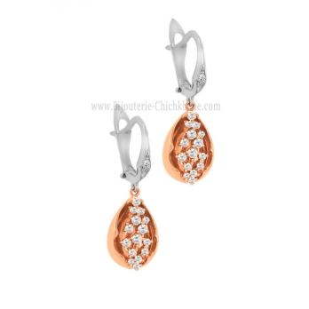 Boucles D'oreilles Diamants 63779
