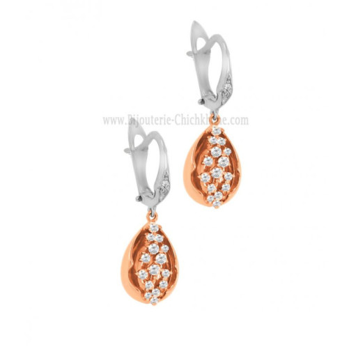 Boucles D'oreilles Diamants 63779