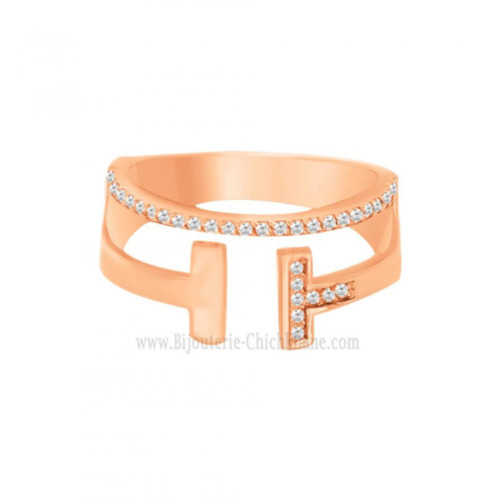 Bague femme en Or Rose 18 Carats Ref 63682 | Chichkhane
