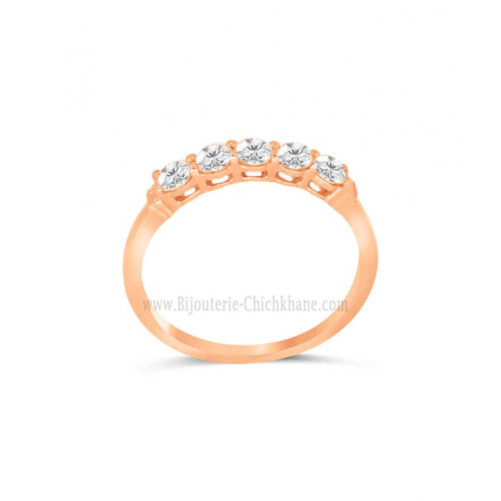 Alliance femme en Or Rose 18 Carats Ref 63492 | Chichkhane