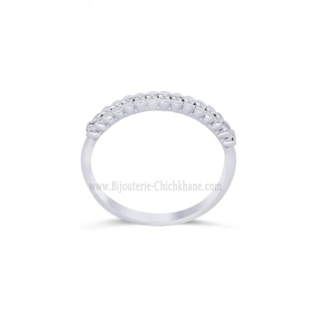 Alliance femme en Or Blanc 18 Carats Ref 63415 | Chichkhane