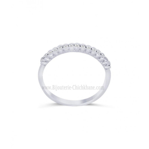 Alliance femme en Or Blanc 18 Carats Ref 63415 | Chichkhane