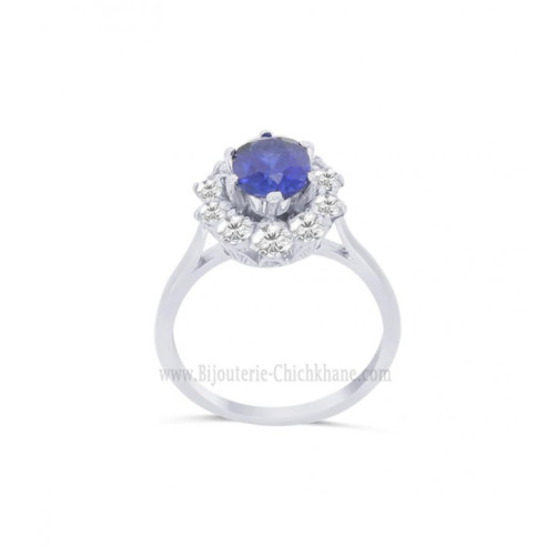 Bague femme en Or Blanc 18 Carats Ref 63328 | Chichkhane