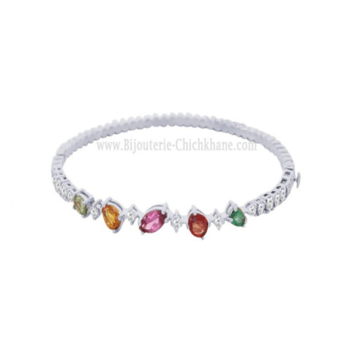 Bracelet femme en Or Blanc 18 Carats Ref 63169 | Chichkhane